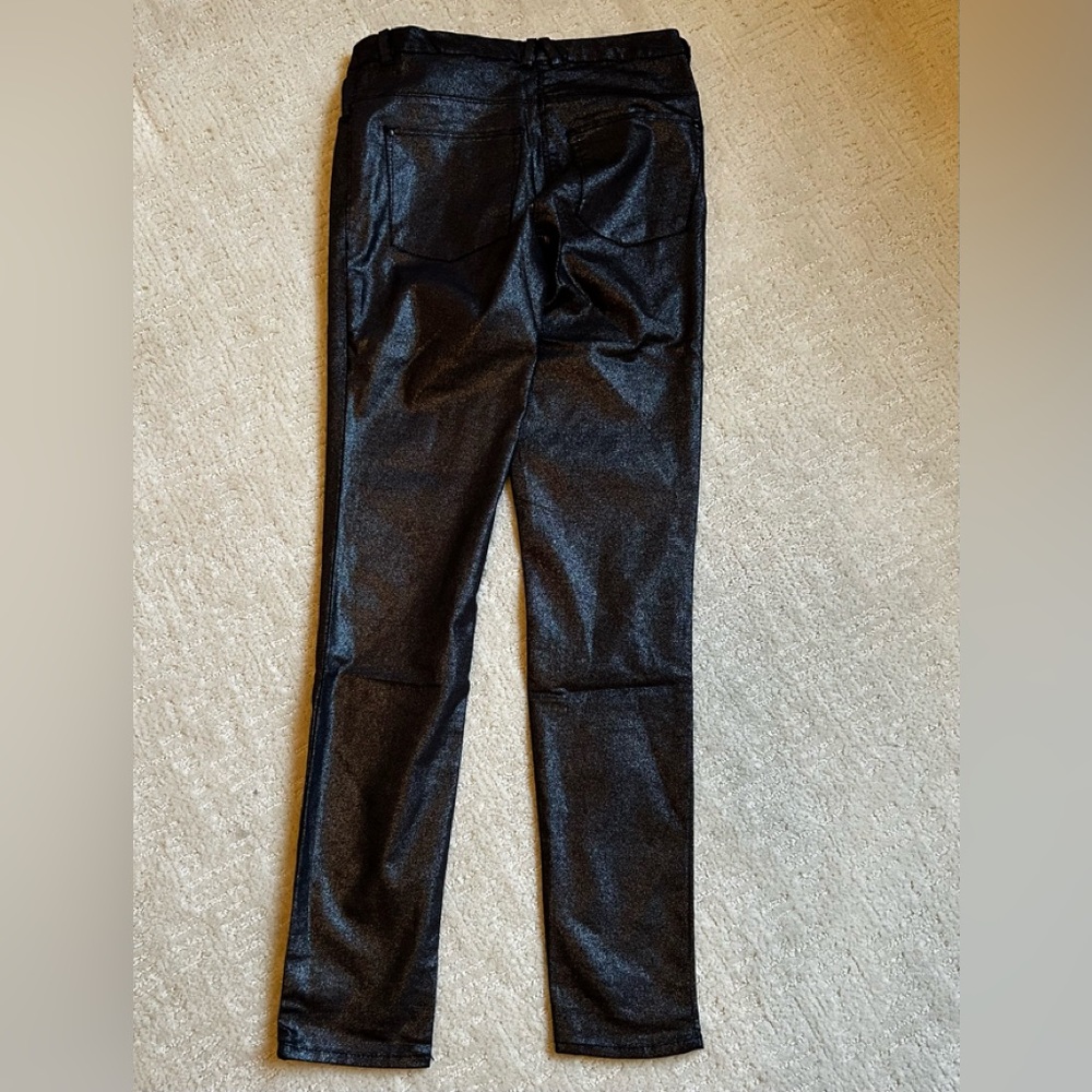 H&M faux metallic pants